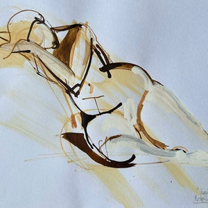 Figure Drawing - Original art - Pen & Ink