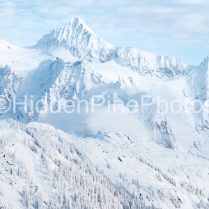 Mount Shuksan | Digitale download | Sneeuw | Winterfotografie