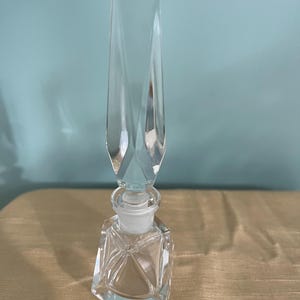 Vintage Lead Crystal Perfume Bottle