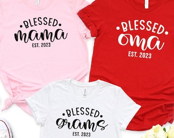 Blessed Mama Shirt: Mommy and Me Matching Outfit