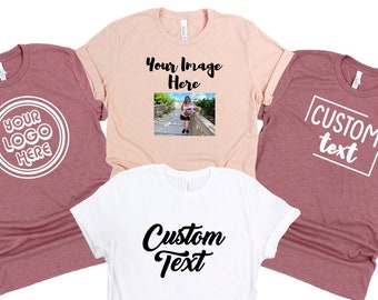 Personalized T-Shirt: Custom Text or Image, Bulk Order