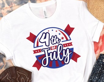 Juli 4 Shirt: Auf der Rückseite zum Aufhängen