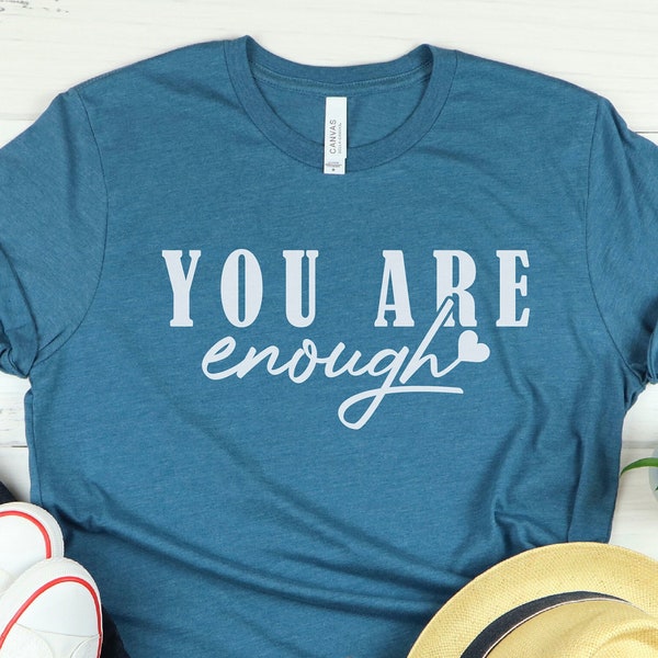 Du bist genug T-Shirt, Frauen T-Shirt, Du bist genug T-Shirt, Damen Geschenk Shirt, Du bist genug, Motivationsshirt