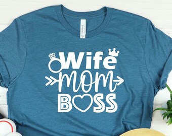 Shirt moeder baas vrouw - Moederdagcadeau, verjaardagscadeau