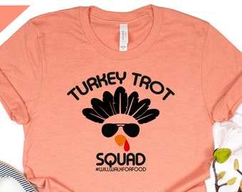 Turkey Trot Squad T-Shirt: Thanksgiving Dinner Costume