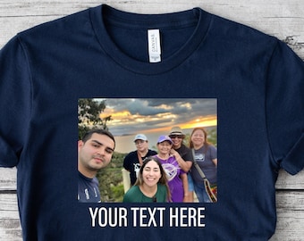 Custom Photo Shirt: Personalized Picture Tee, Birthday Gift