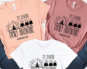 Custom Family Reunion Adventure Tee - Lake Champlain Vacation