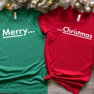Matching Christmas Shirts, Merry Christmas, Christmas Shirts, Christmas Shirt, Couples Christmas pajamas, Couples Christmas shirts
