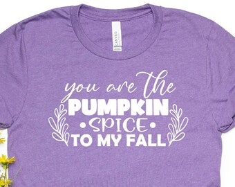 Camiseta de outono com especiarias de abóbora: camiseta com leite para Halloween, presente de Ação de Graças
