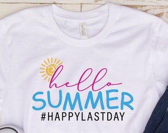 Hello Summer T-Shirt: Sunshine Beach Tee for Women