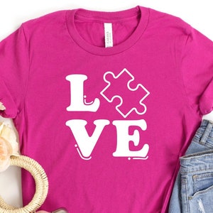Love Shirt, Cute Love Shirt with Hearts, Girlfriend Gift, Couple Ideas, Matching Love T-shirt, Valentines Love T-shirt, Love Heart Shirt