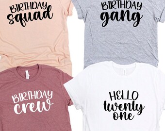 Hello Twenty One Shirt: 21st Birthday Party Tee