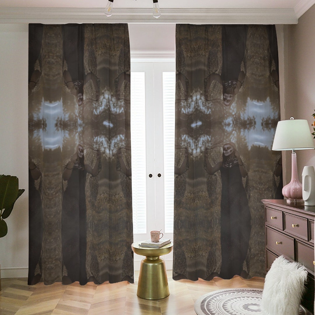 Gothic Cinco De Mayo Bedroom Curtains Blackout Curtains Goth - Etsy