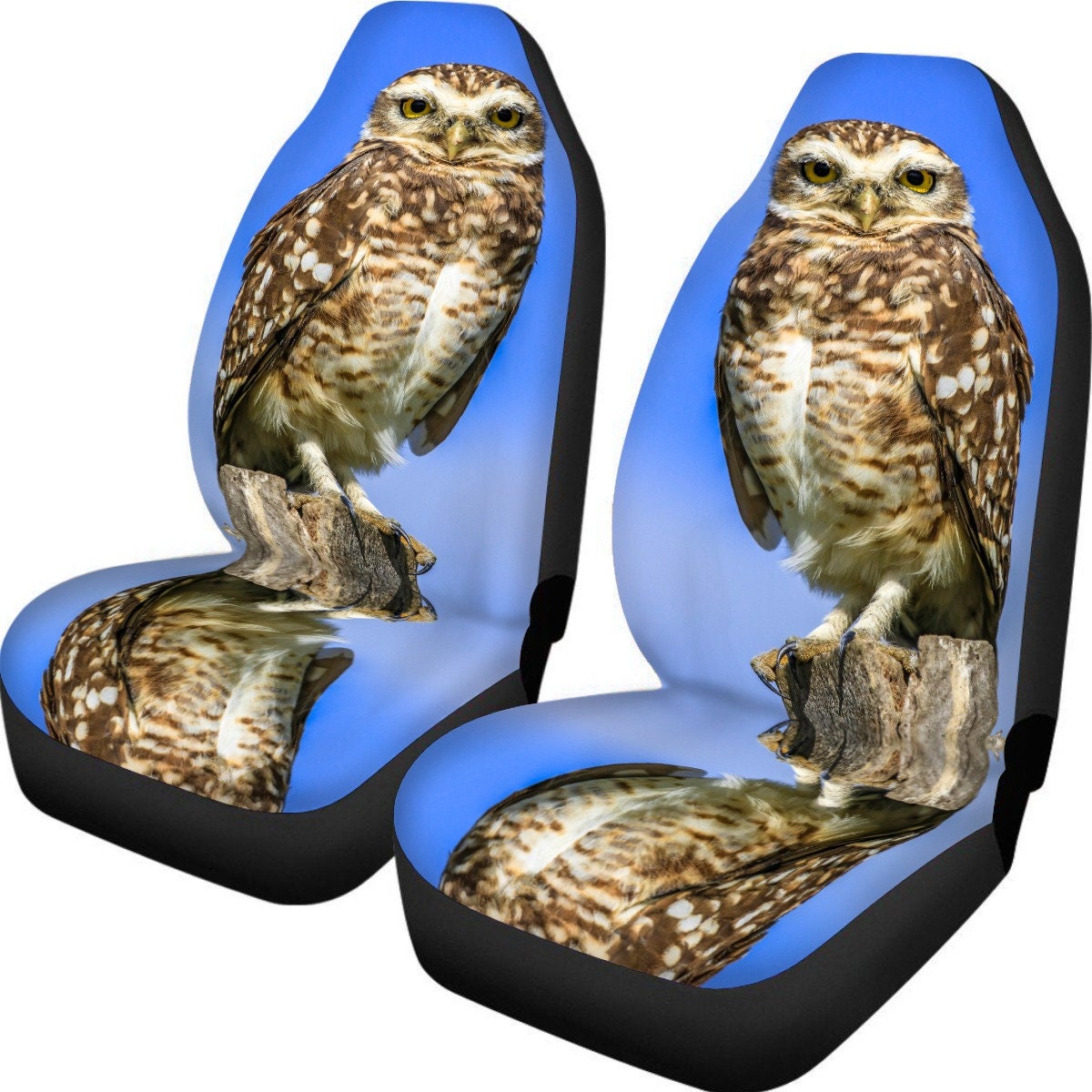 Owl Seat Covers 2 Front Seat Covers Pair of Covers Seat Car Etsy