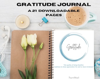Gratitude Journal Printable Gratitude Printable Mindfulness Journal Printable