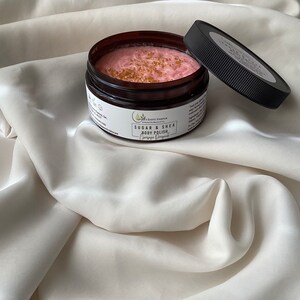 Shea Sugar Body Polish: Exfoliating Sugar Scrub with Exotic Botanicals