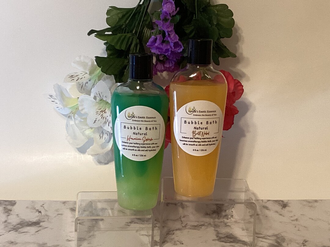 Natural Bubble Bath Bubble Bath Liquid Sulfates Free Bubble Etsy