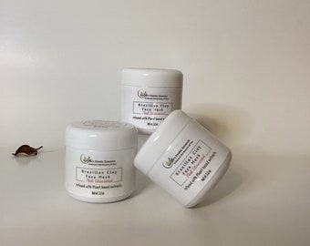 Brazilian Pink Clay Face Mask: Natural Facial Spa Treatment