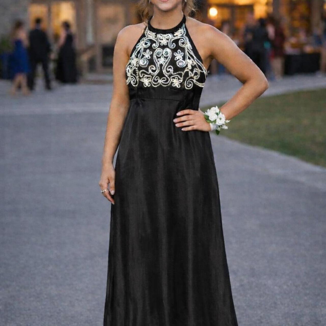 Vintage Beaded 90s Prom Dress - Etsy