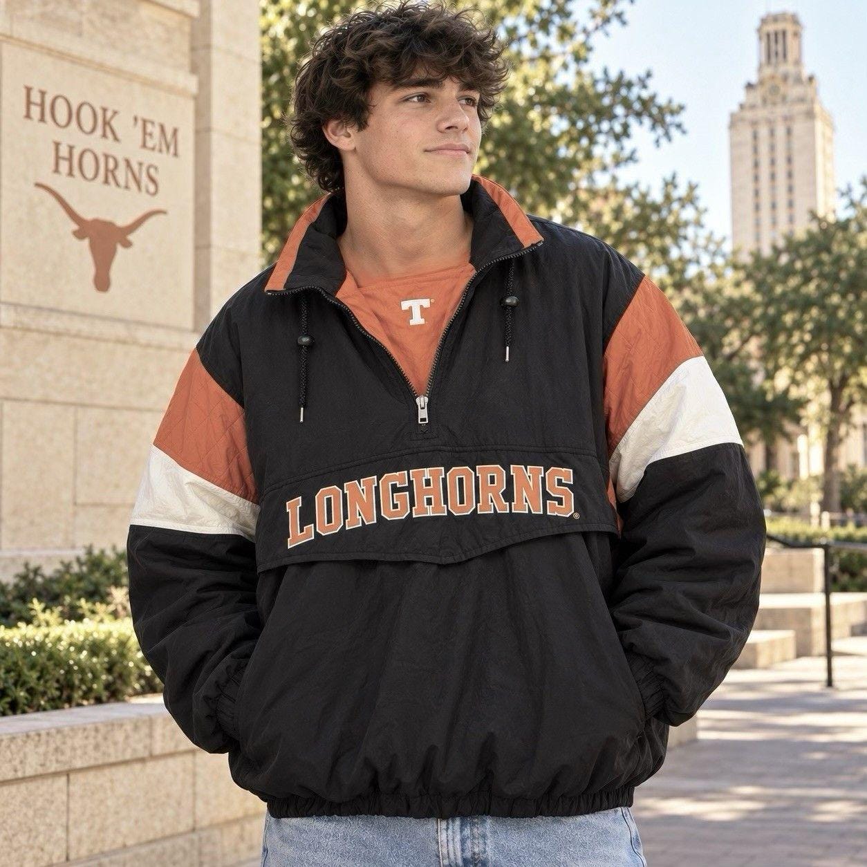 Vintage Longhorns Jacket - Etsy