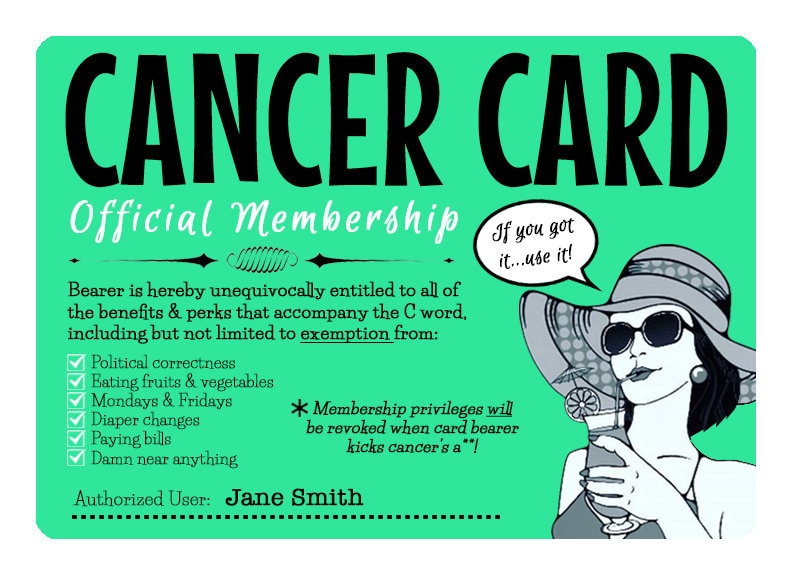Funny Cancer Card Customizable Cancer Encouragement Cancer Etsy