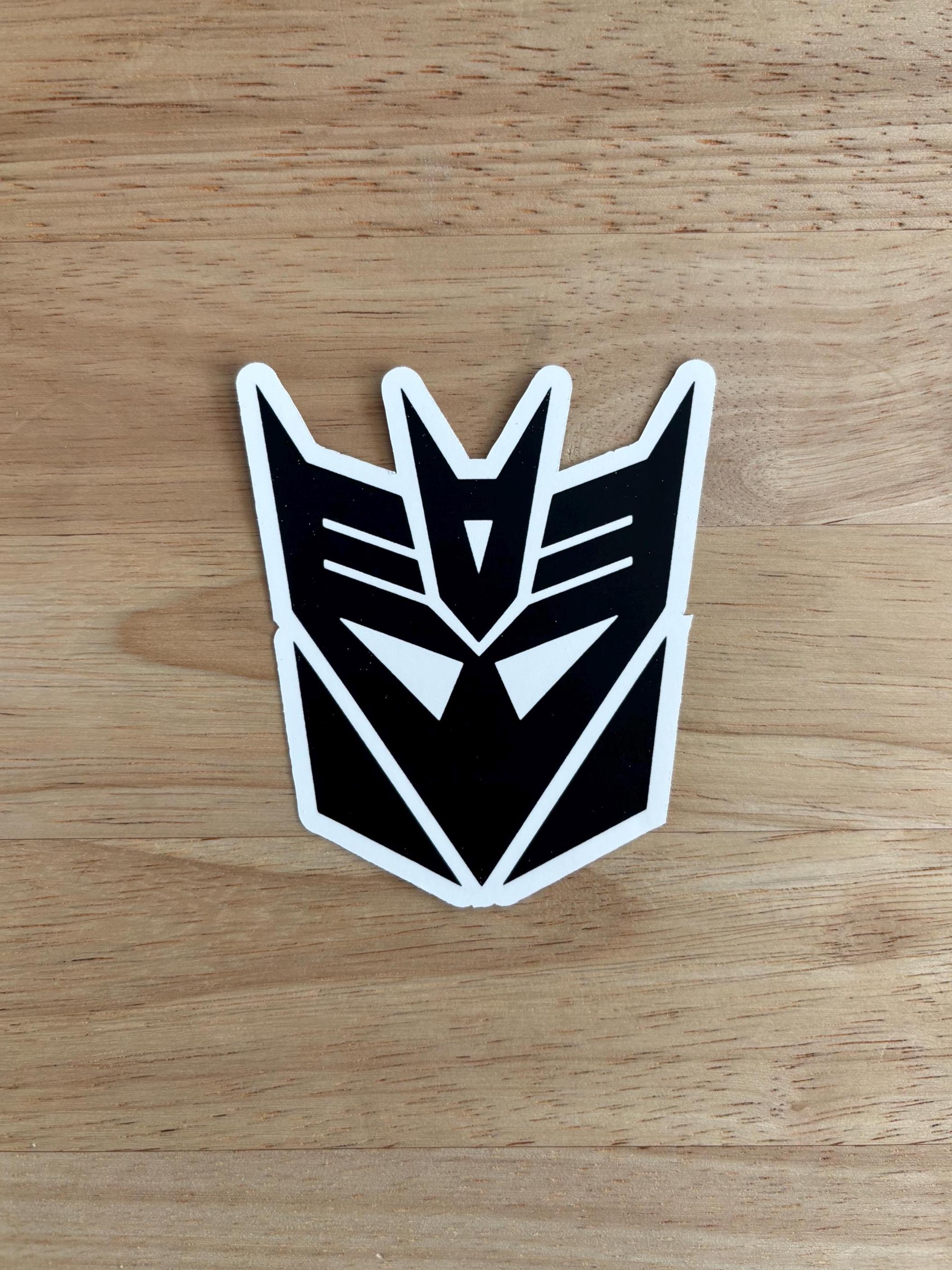 Sticker Transformers Decepticon, jouets des années 80 et téléviseurs, imperméable