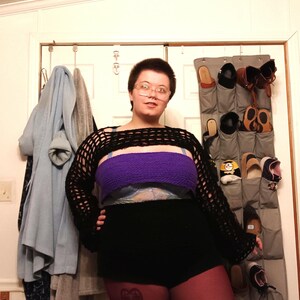 High-Waisted Crochet Shorts (Custom Color)
