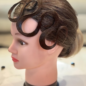 Crystal Rhinestone Latin Dance Hair Piece: Ballroom Competition Clip Freestyle Circus Accessory image 1