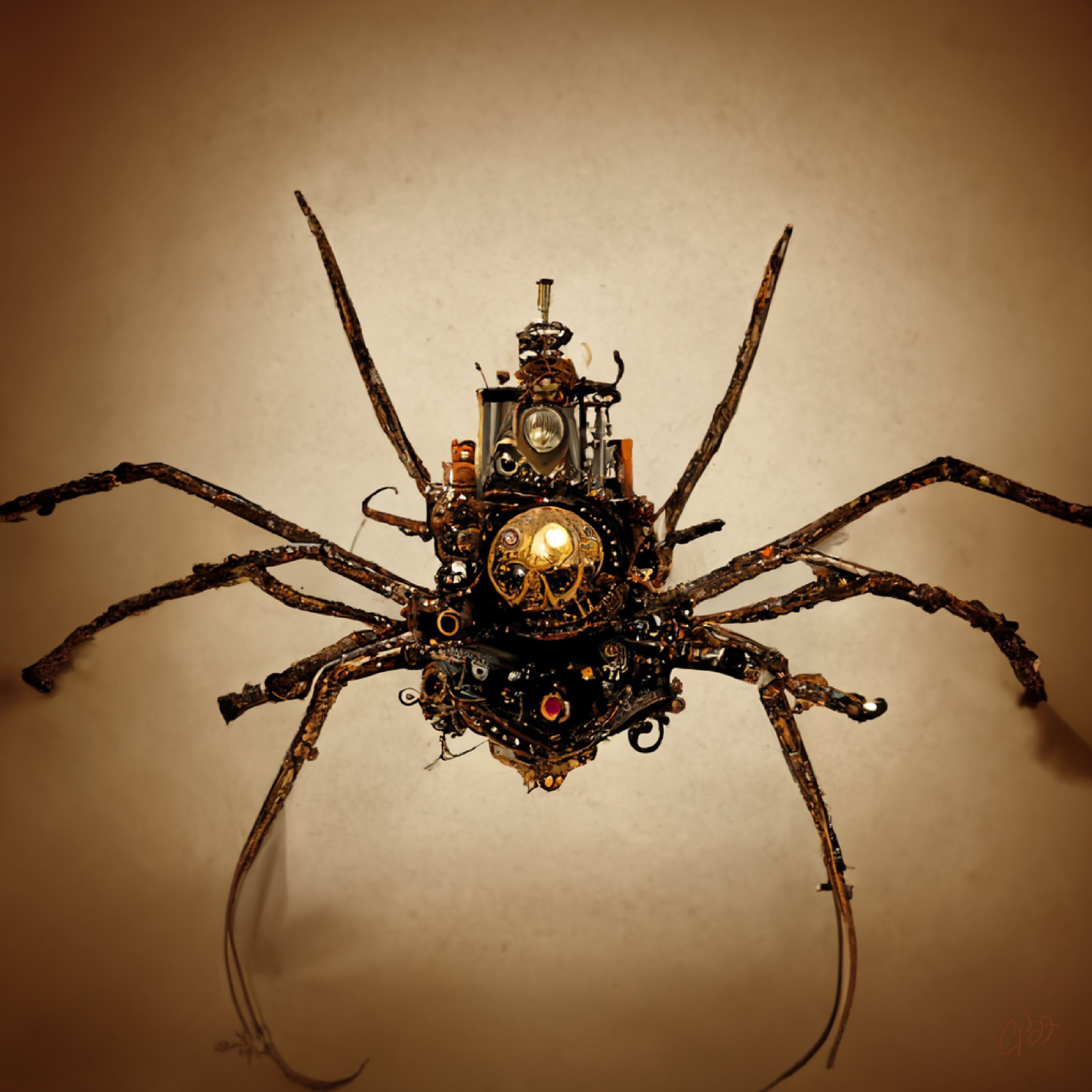 PRE-ORDER: Steampunk Spider 3 Human/ai Hybrid Art Print - Etsy Australia