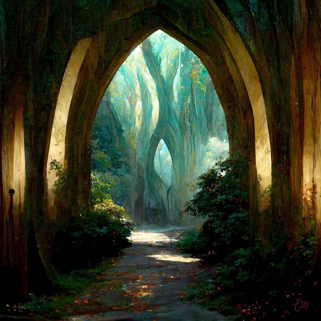 IN STOCK: Tolkien-inspired Gateway L-1 Human/ai Hybrid Art Print or ...