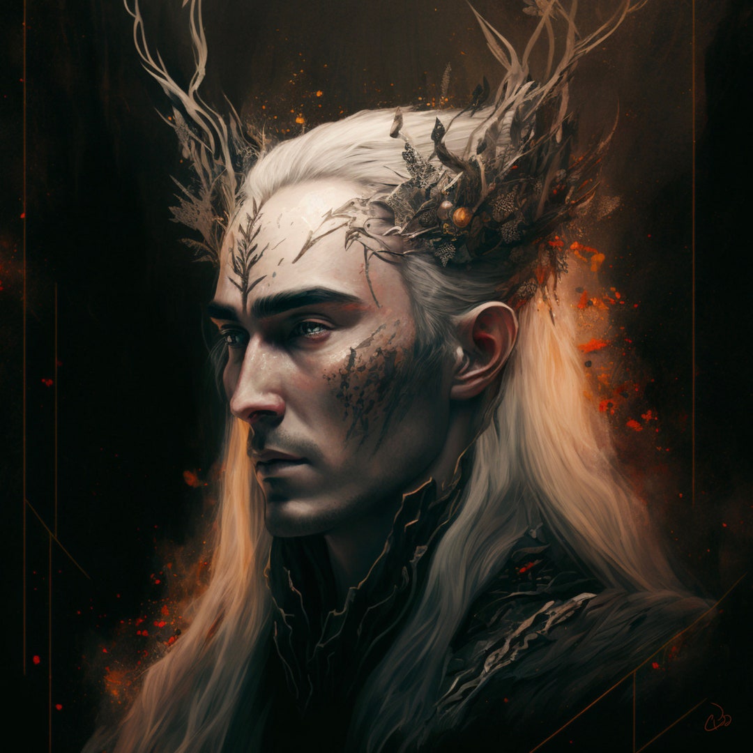 IN STOCK: Tolkien-inspired Thranduil 2 Human/ai Hybrid Art Print or Gallery  Wrapped Canvas - Etsy Norway