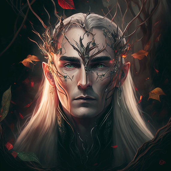 IN STOCK: Tolkien-inspired Thranduil Human/ai Hybrid Art Print or Gallery  Wrapped Canvas - Etsy Canada