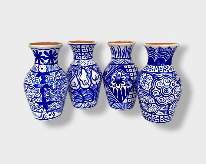 Authentic Mexican Pottery Ceramic Vase Flower Vase Bulk Etsy