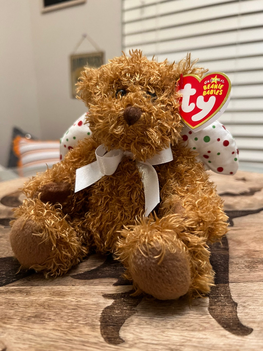 TY Christmas Bear Etsy