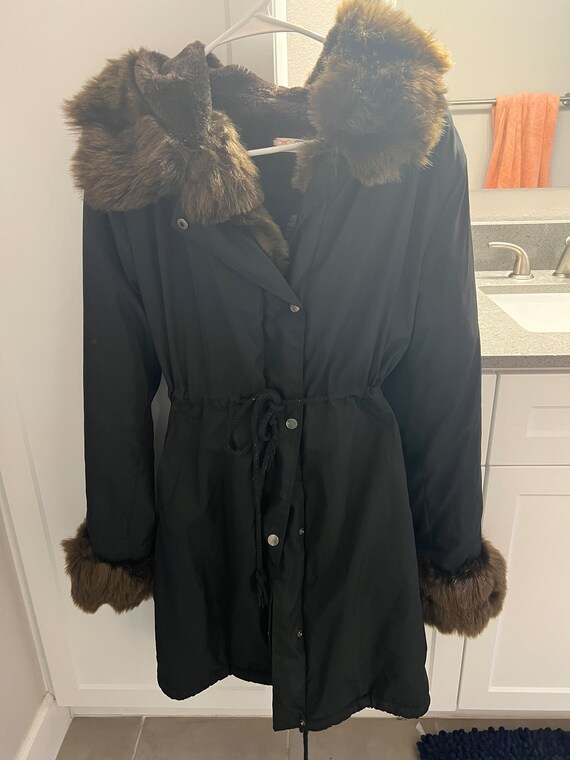 Faux Fur Coat - image 4