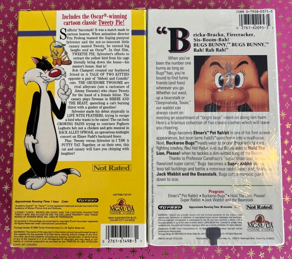 ビンテージ バッグス・バニー、トゥイーティー、シルベスター VHS