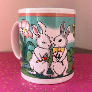Vintage Easter Rabbit Mug