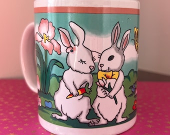 Vintage Easter Rabbit Mug