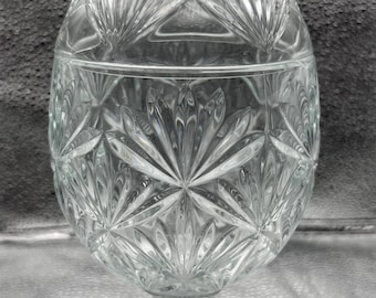 Egg shaped Crystal Candy Dish