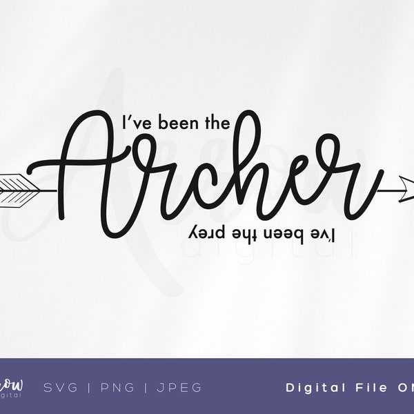 The Archer PNG SVG Cut file for Cricut Silhouette