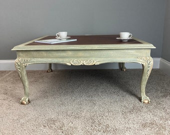 Vintage Lane Chippendale Coffee Table / Cocktail Table (Upcycled Furniture)