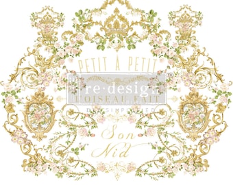 Decor Transfers - Kacha Petit a Petit (24” x 35”) - 2 sheets