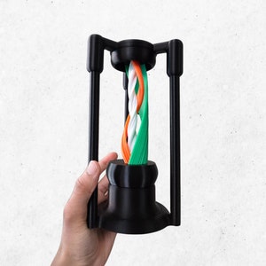 Tri-Color Magic Portal Desk Toy | Infinity Spiral Screw | Optical Illusion | Unique Novelty Executive Gift