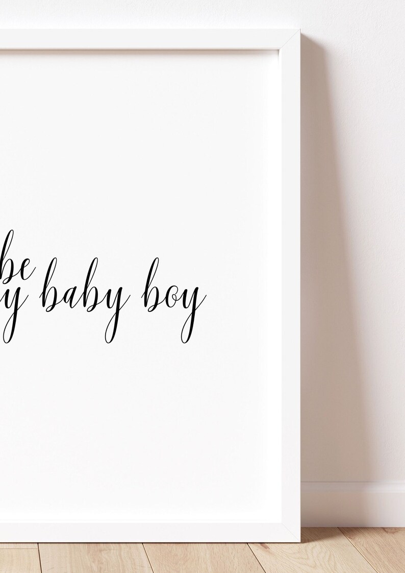 You'll Always Be My Baby Boy Nursery Quote Print, Digital Download ...