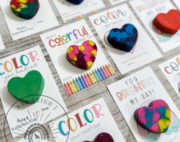 Valentines Heart Crayonclass Crayon Valentinesclass Valentine