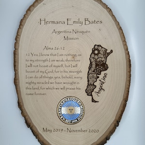 LDS Mission Plaque