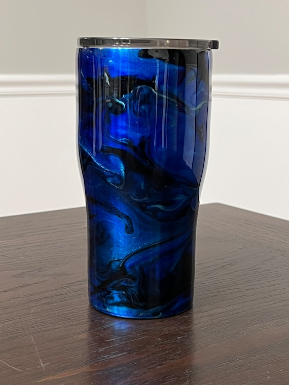 Midnight Blue-personalized Custom Made Epoxy Tumbler - Etsy