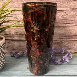 Campfire -Personalized Custom Made Epoxy Tumbler