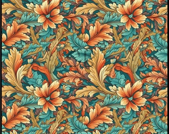 Boho Floral 11 Printed Vinyl Sheets/Tumbler Wrap