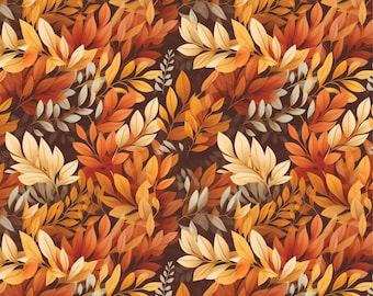 Autumn Leaves 5 Printed Vinyl Sheets/Tumbler Wrap